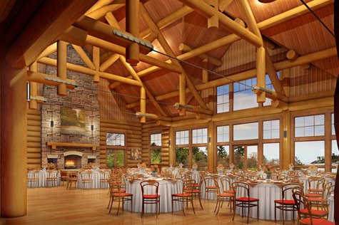 An internal rendering of Canada House at Killarney Mountain Lodge