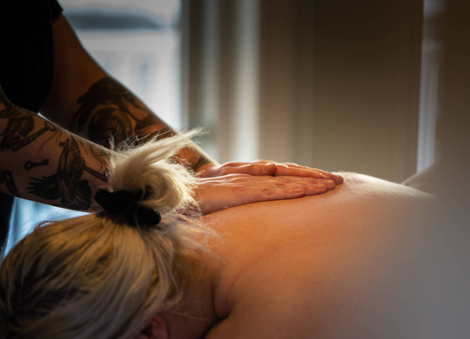 A relaxing massage from an RMT